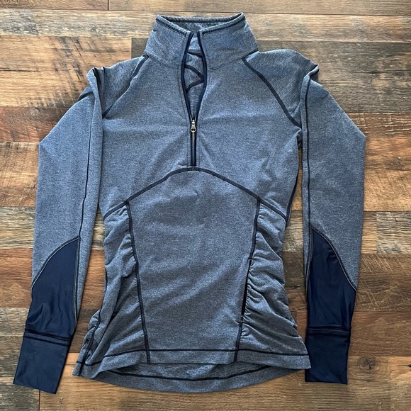 Lululemon Kriss Cross Half Zip - Picture 3 of 7